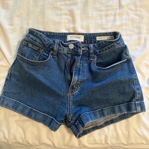 Pacsun denim mom shorts size 24